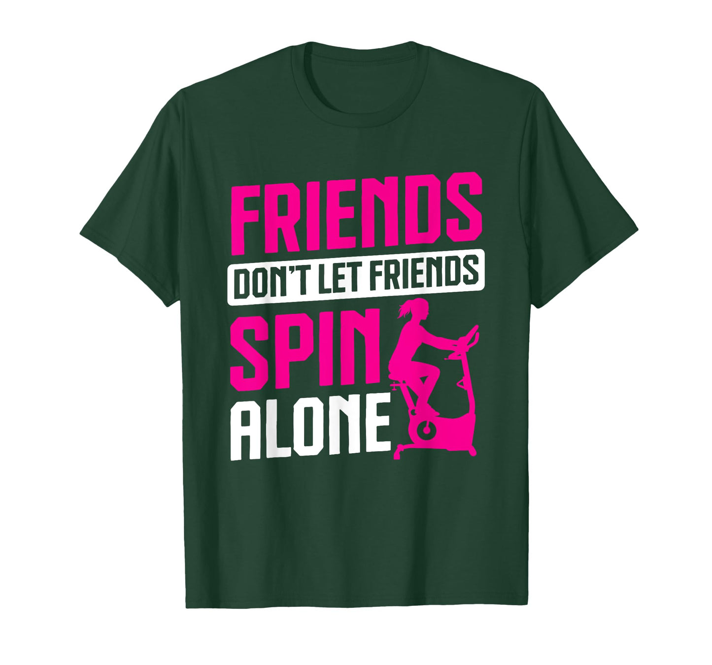 Spinning Class Friends don't let friends Spin Class Gym T-Shirt