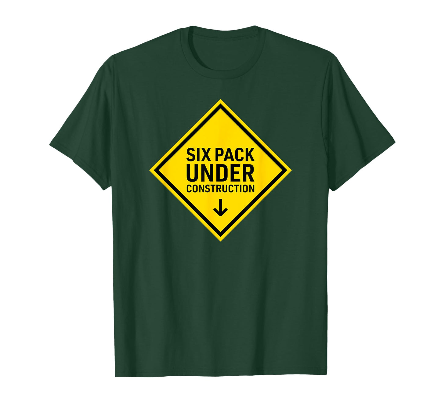 Six Pack Under Construction T-Shirt T-Shirt