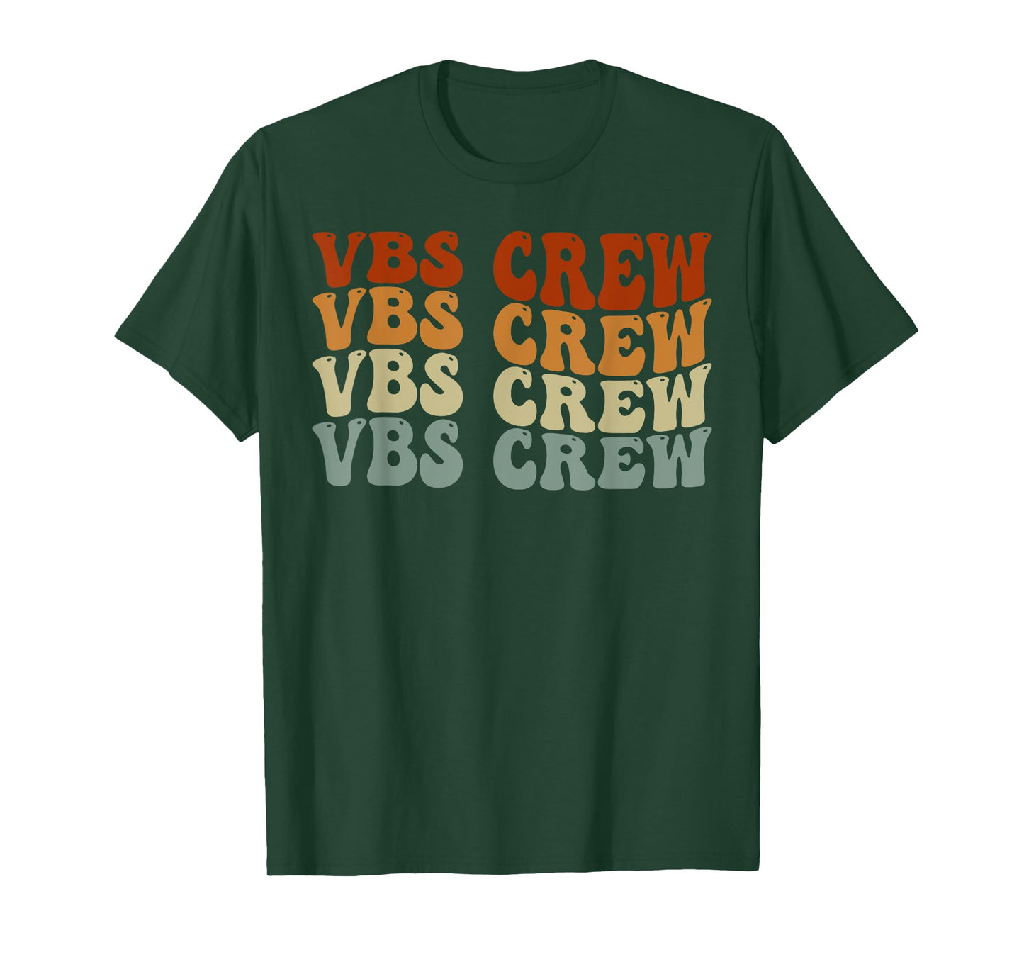 VBS Crew Vacation Bible VBS Teacher Vintage Christian School T-Shirt