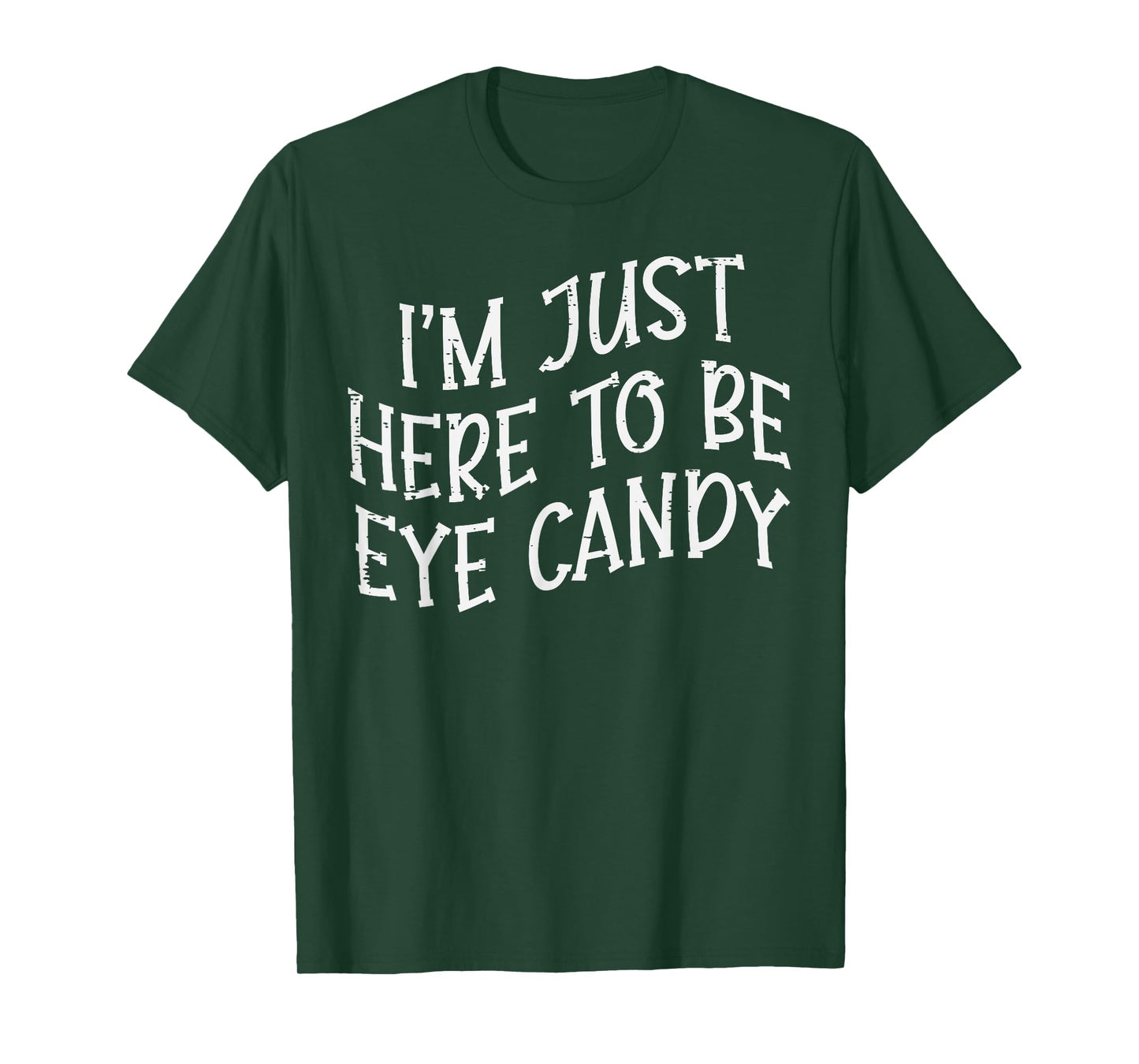 Gym Here To Be Candy Funny Fitness Workout Eye Women Men T-Shirt