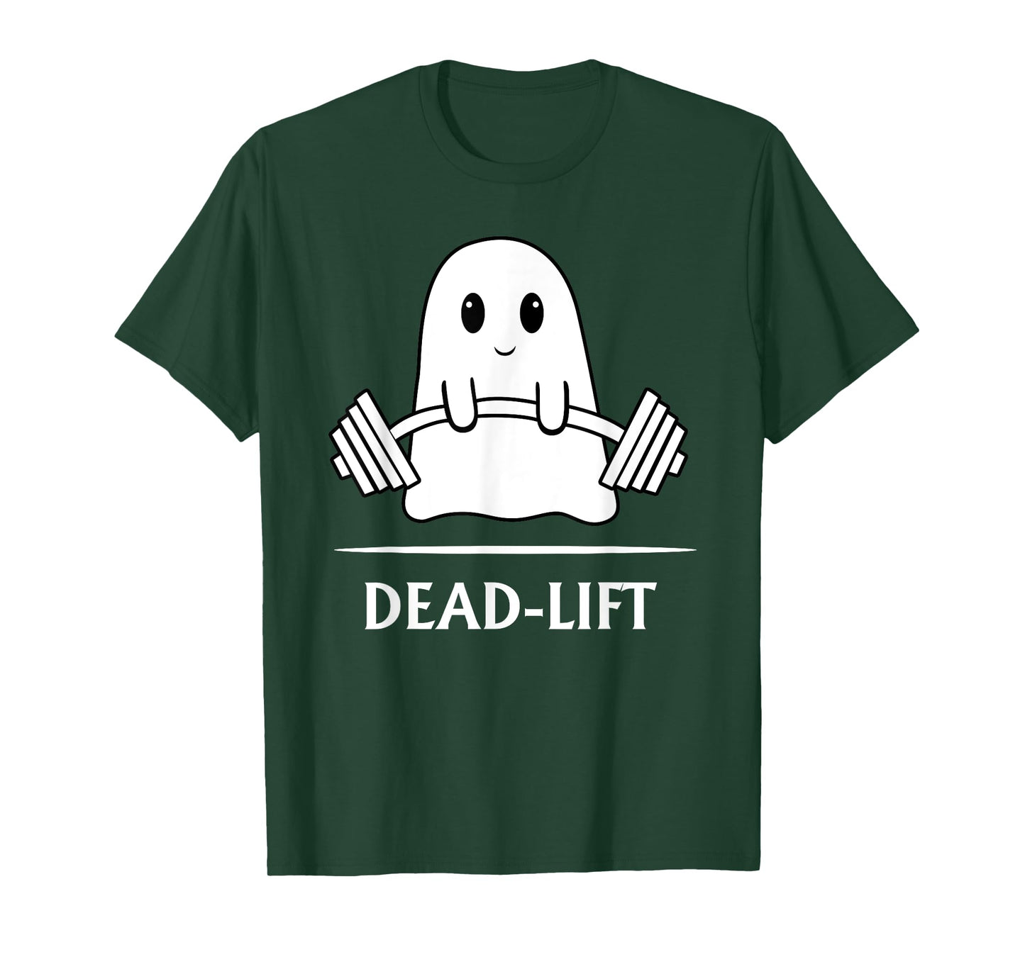 Ghost Dead-lift Weightlifting Fitness Gym Halloween 2023 T-Shirt