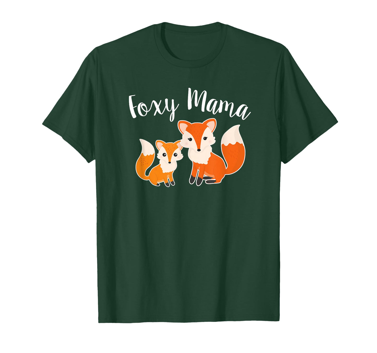 Foxy Mama Funny Mom Joke Saying Mother Daughter Cute Graphic T-Shirt