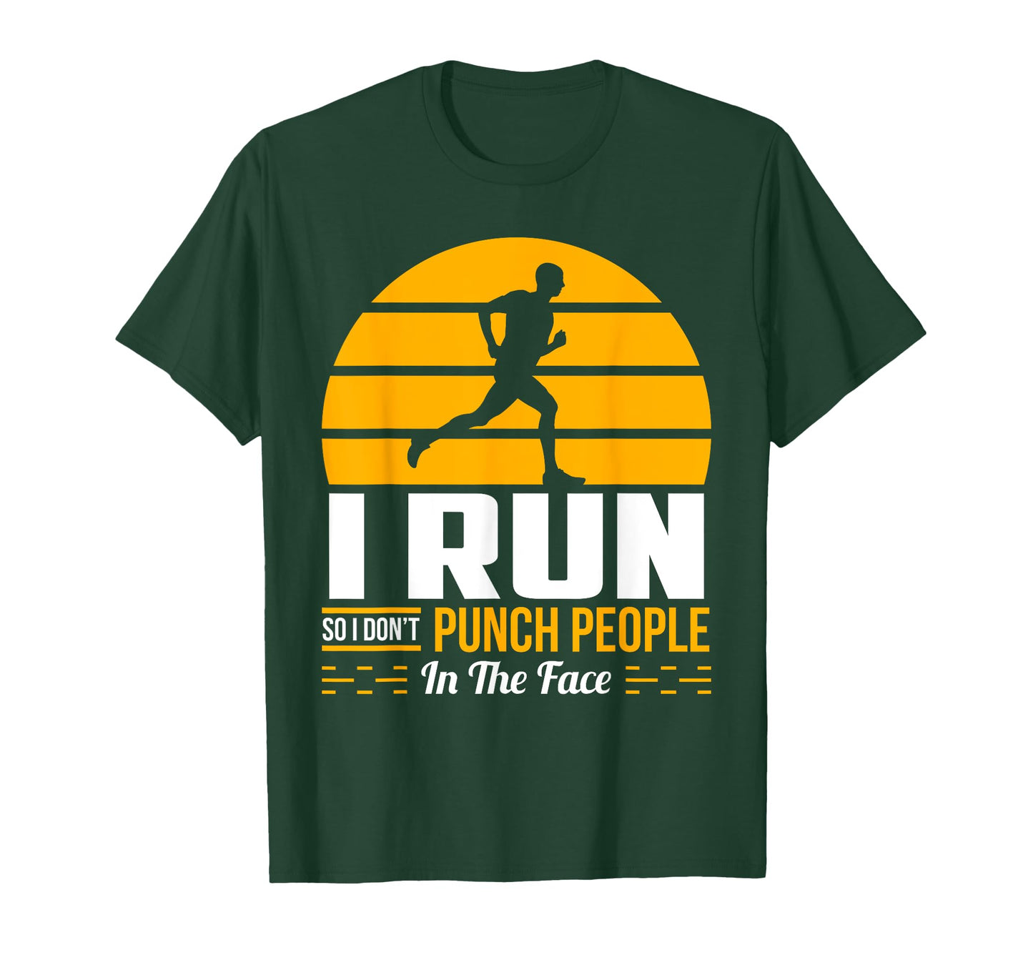 Runner Gift Funny Running Marathon Sport Sarcastic Gift T-Shirt