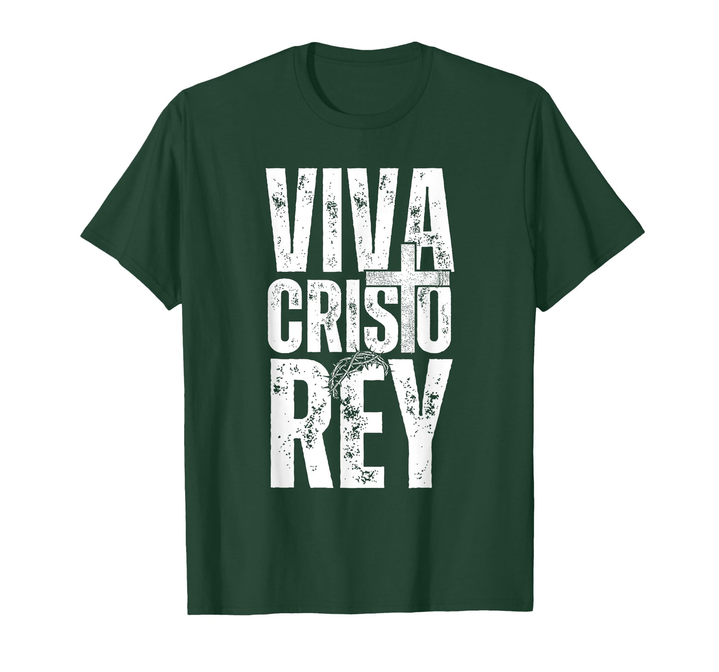 Viva Cristo Rey, Epic Christian Spanish Emblem T-Shirt