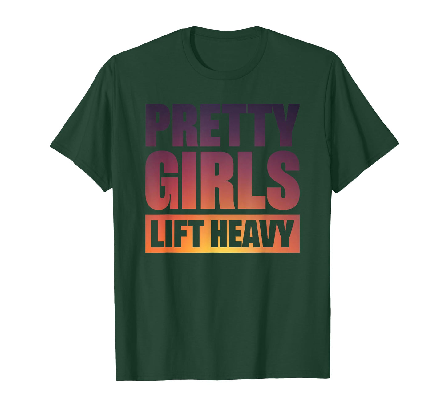 Weightlifting Fitness Gym Girl Powerlifter Women's Black Crew Neck Short Sleeve Modern Classic Regular Fit T-Shirt