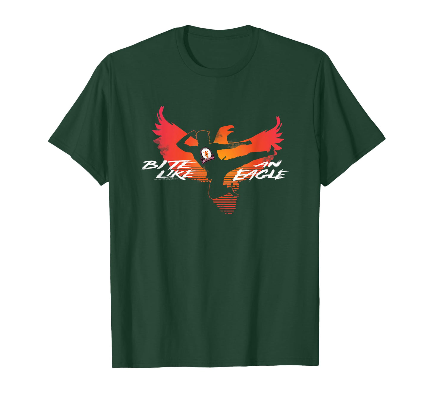 Cobra Kai Bite Like an Eagle Jump Kick T-Shirt