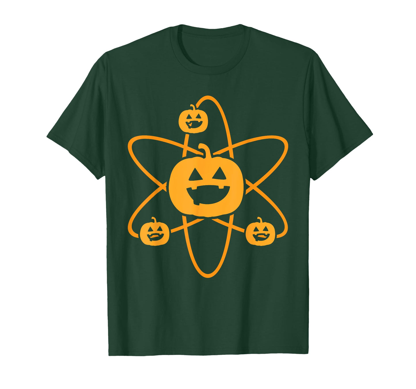 Halloween Science Pumpkin Jack O Lantern Nerd Geek Physics T-Shirt