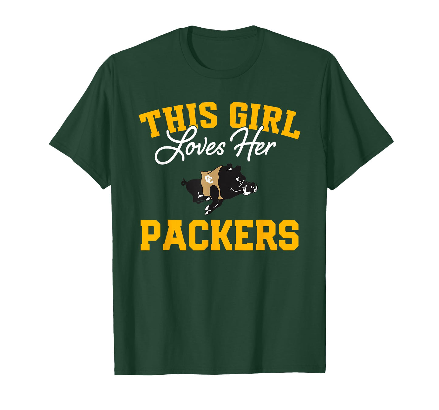 Colquitt County Packers Logo This Girl Loves Her HS T-Shirt
