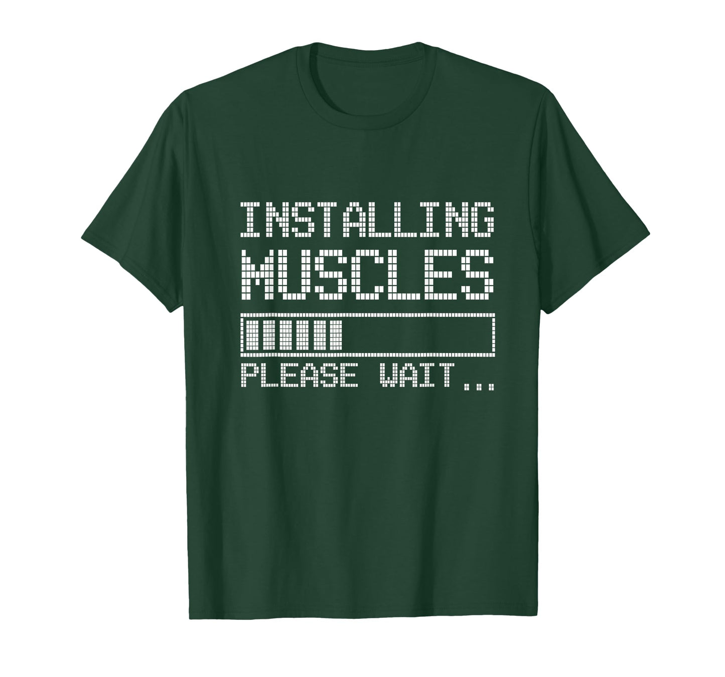 Build muscles - Load - Please wait... Fitness. Cool & Funny T-Shirt