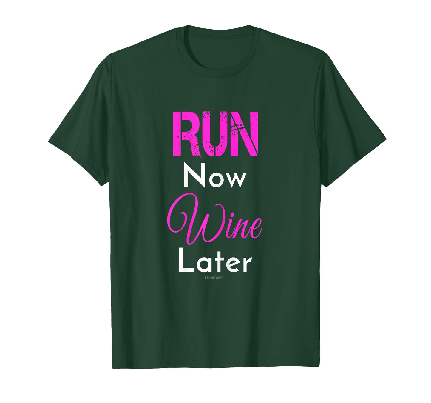 Run Now Wine Later Shirt. Funny Running T-Shirts