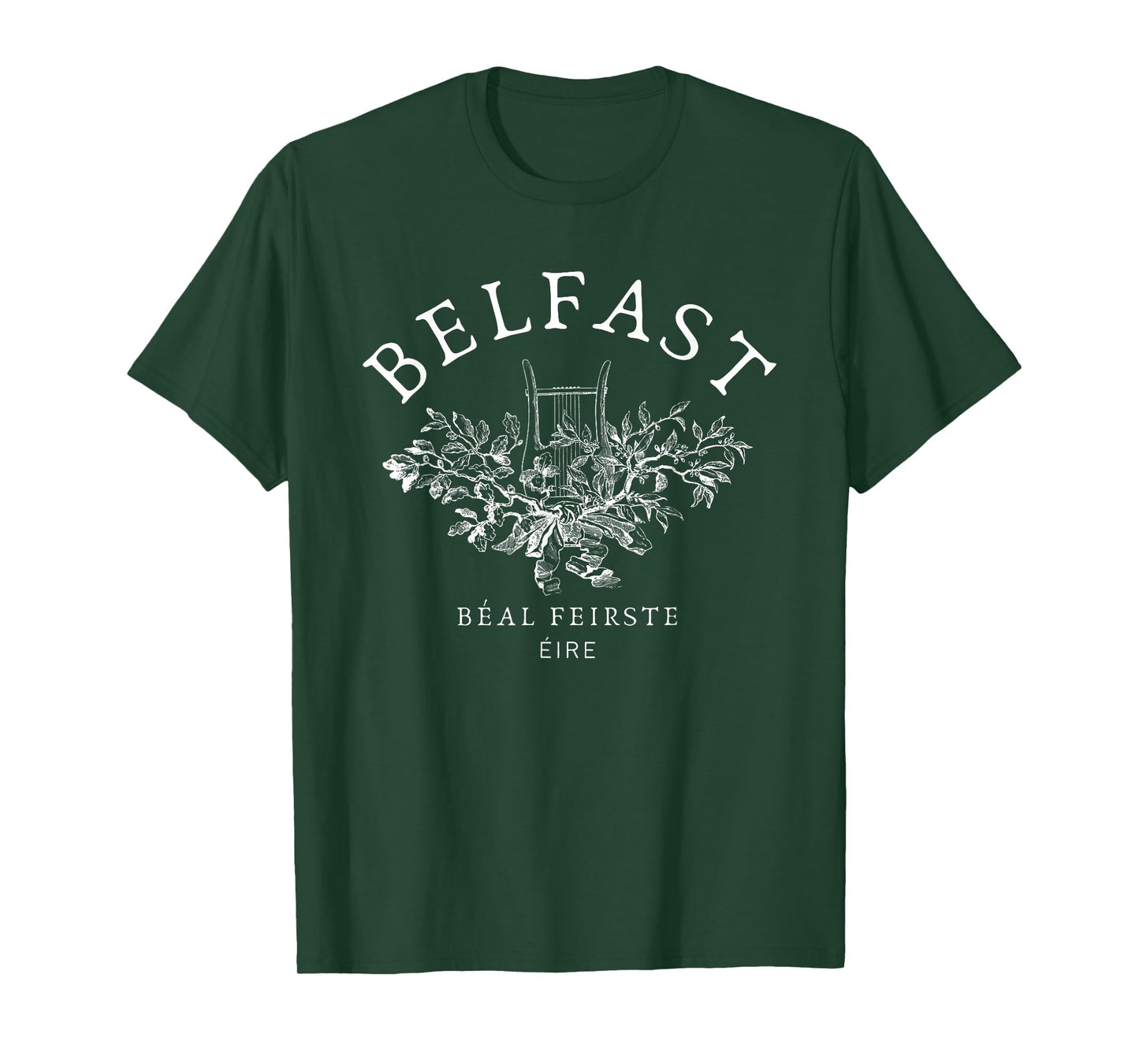 Belfast Irish Harp Belfast Northern Ireland T-Shirt