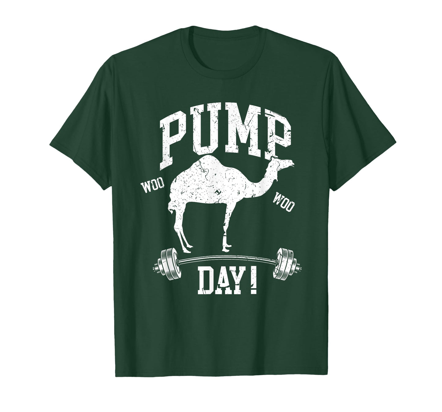 Funny Pump Day Hump Day Camel Weight Lifting Training Gym T-Shirt