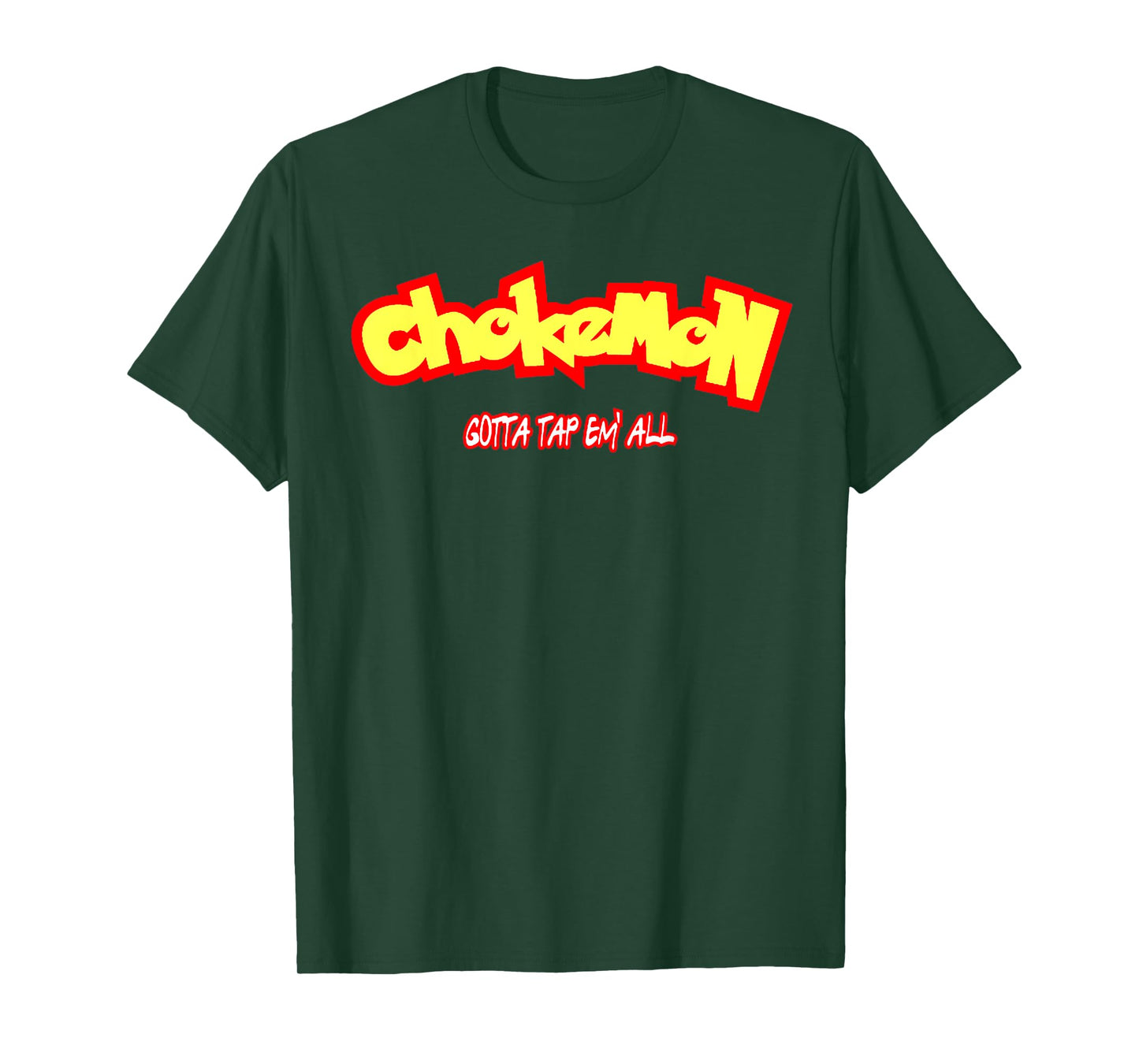 funny chokemon jiu jitsu Black Modern Casual Sports Martial Arts T-Shirt