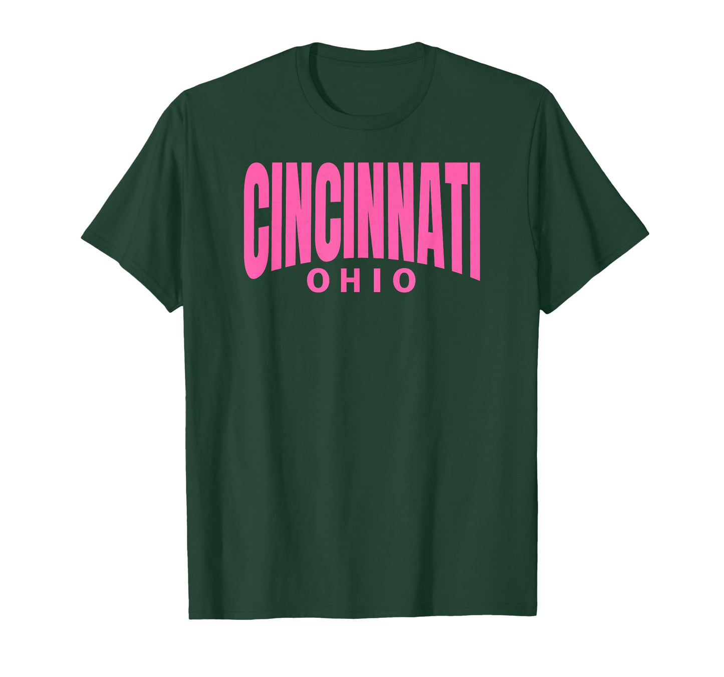 Cincinnati Girly Pink Colour Simple & Adorable Cincinnati OH T-Shirt