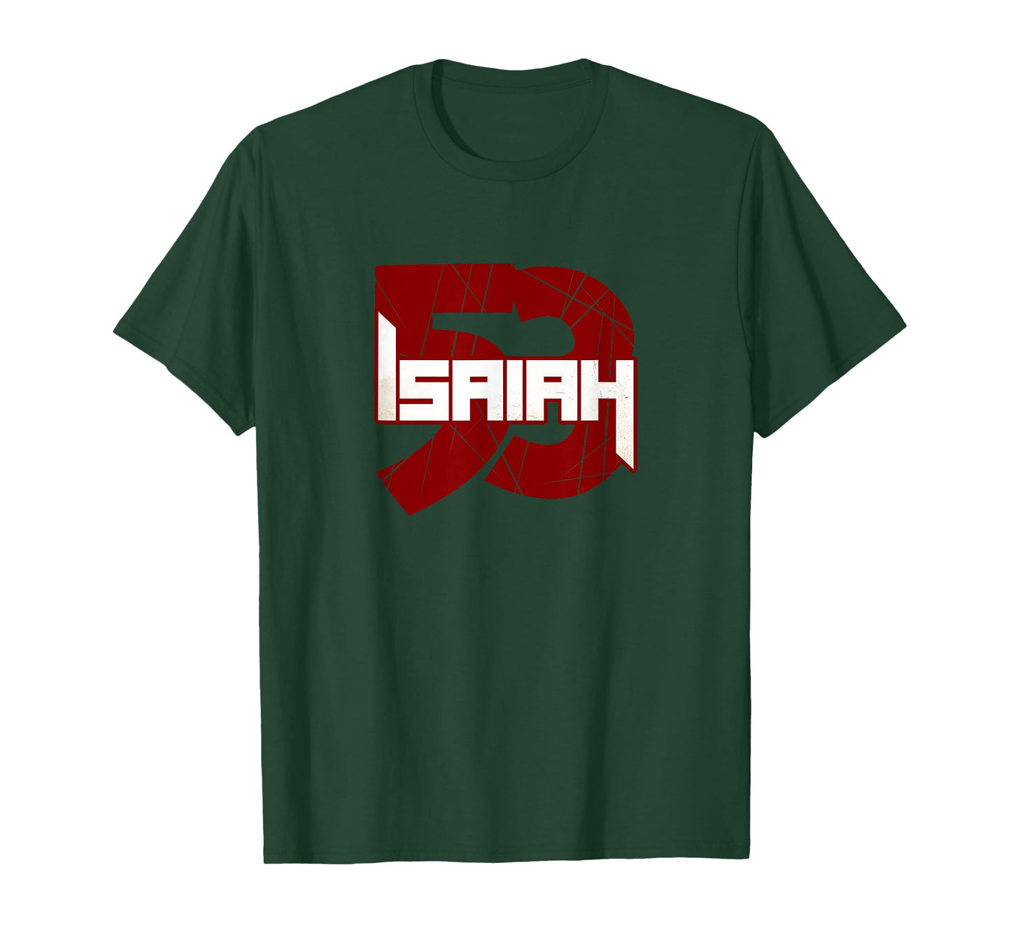 Christian Isaiah Commentary Bible Verse Jesus Isaiah 53 Men T-Shirt