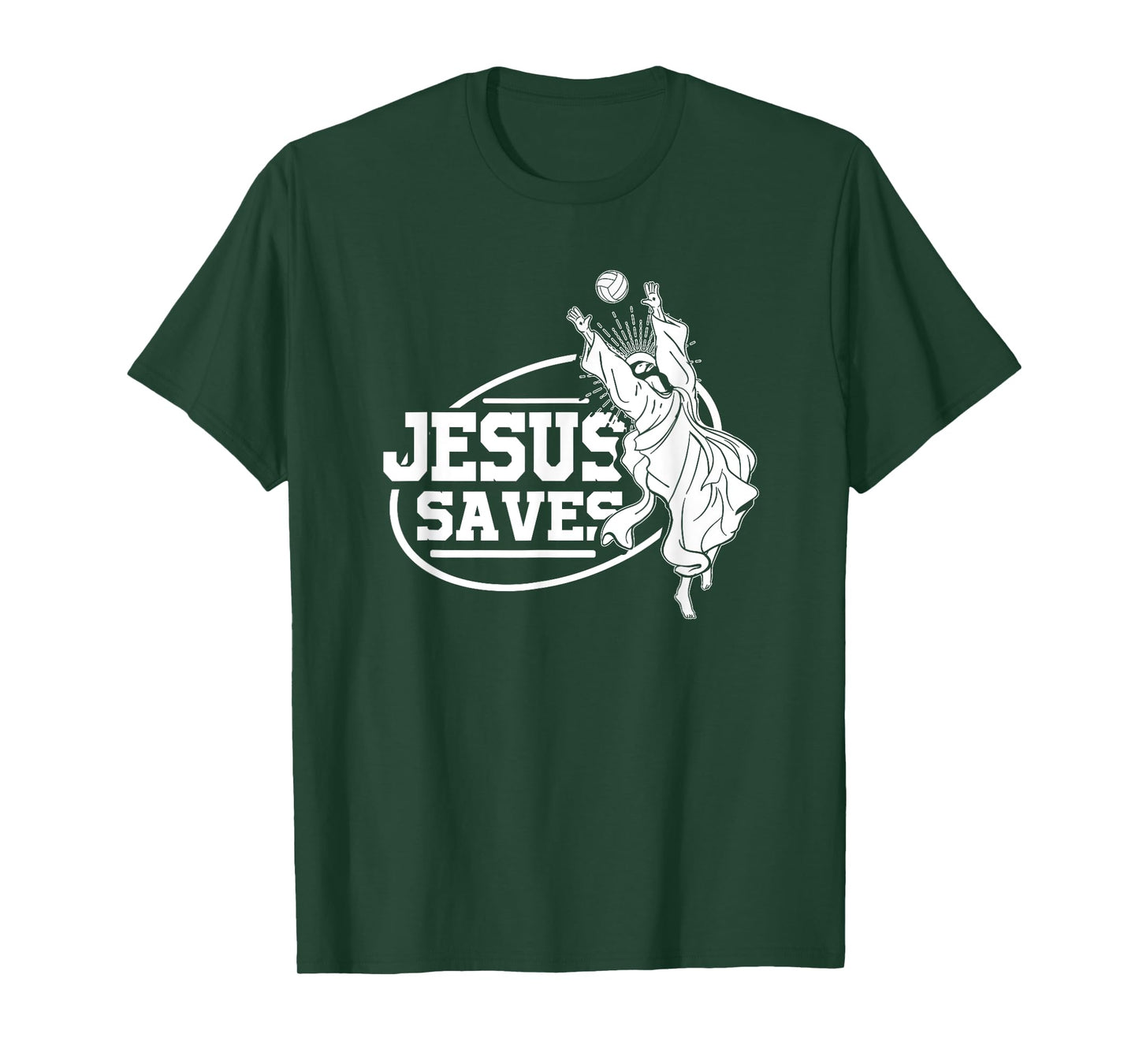 Jesus Saves Shirt Volleyball TShirt Gift Girls Men Women T-Shirt