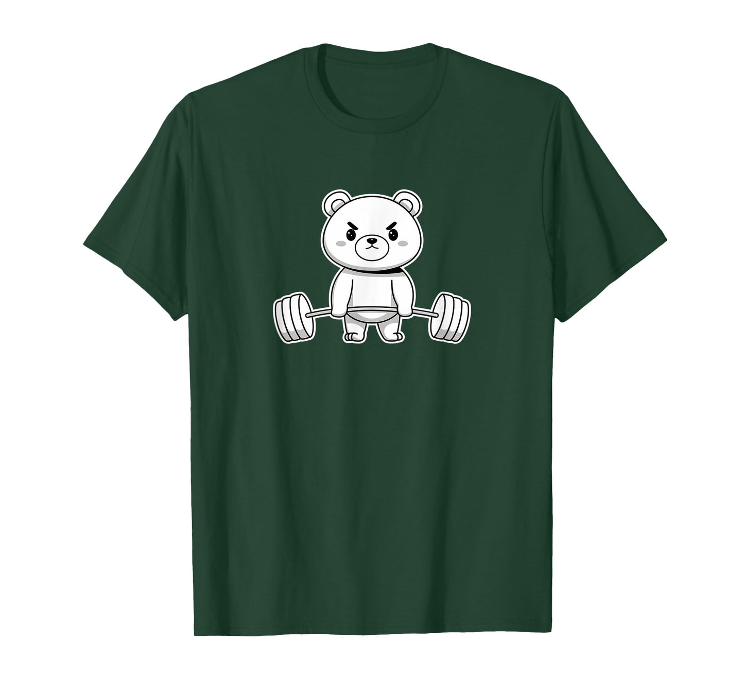 Bear Bodybuilder Weight lifting Gym Workout Sports T-Shirt