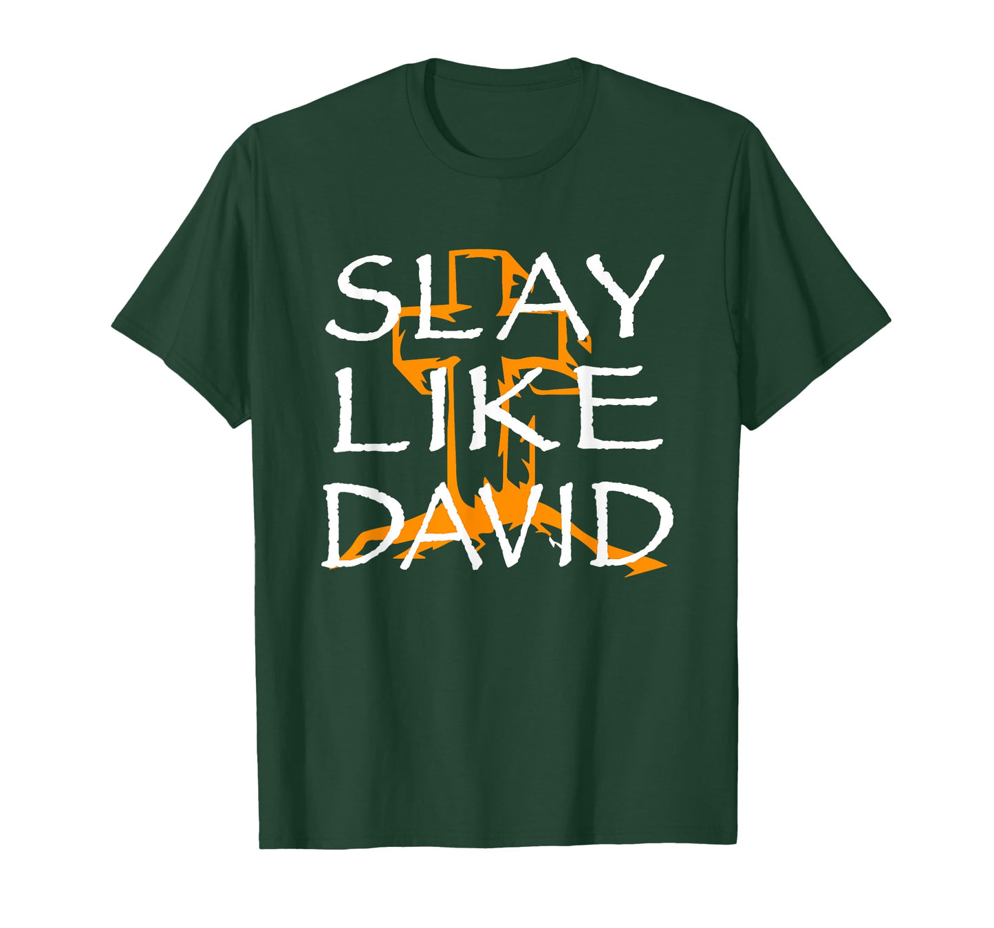 Slay Like David Christian Bible Verse Scripture 1 Samuel 17 T-Shirt
