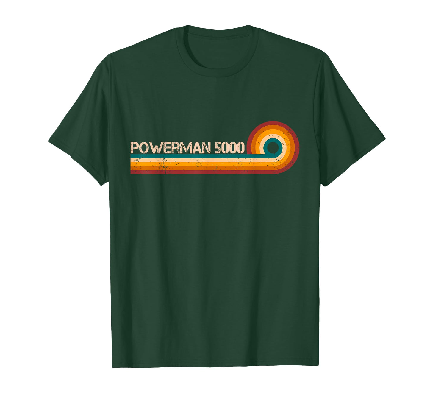 Powerman 5000 Retro Stripes Musician Vintage T-Shirt