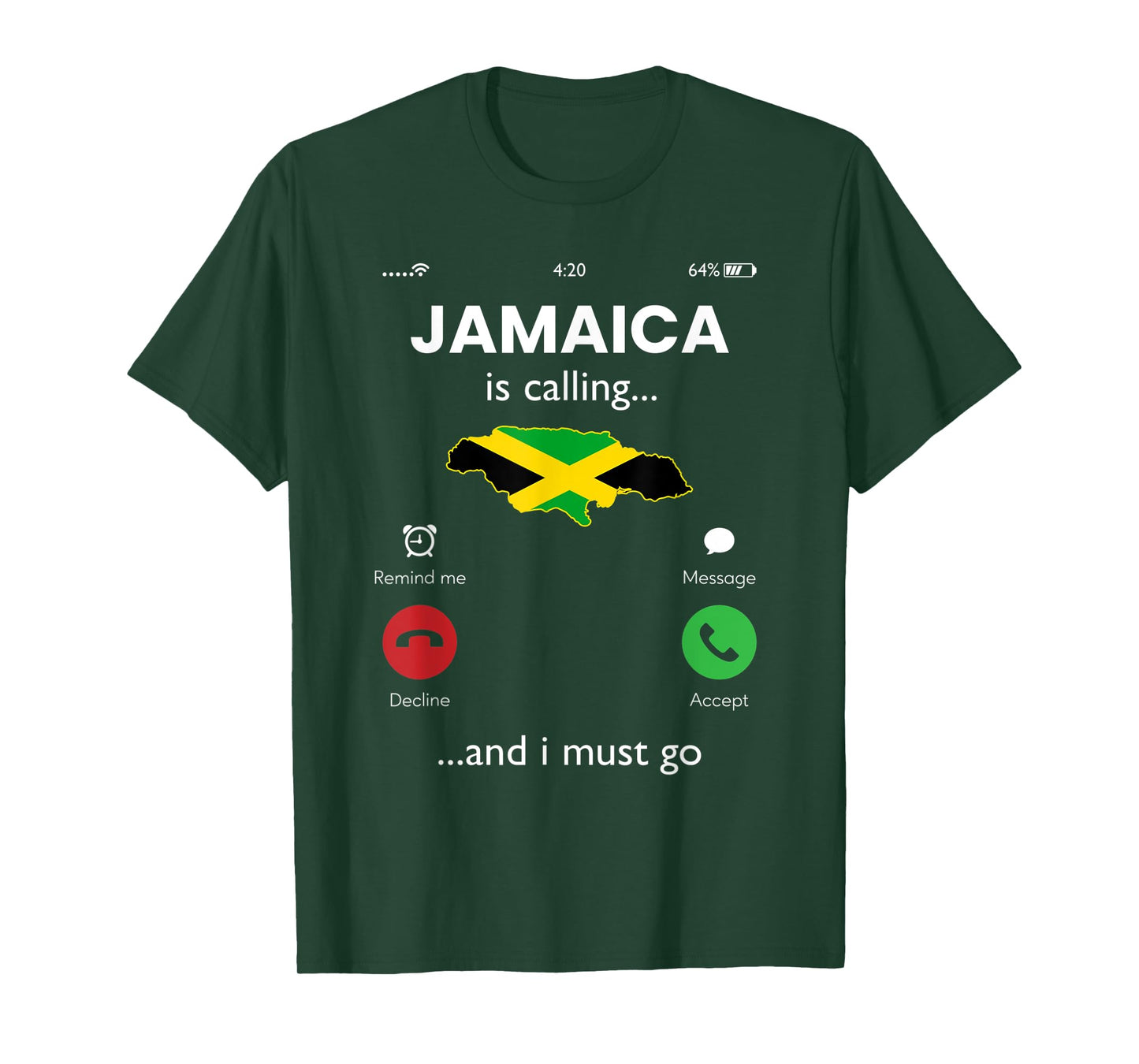 Jamaica calling i must go, jamaica T-Shirt