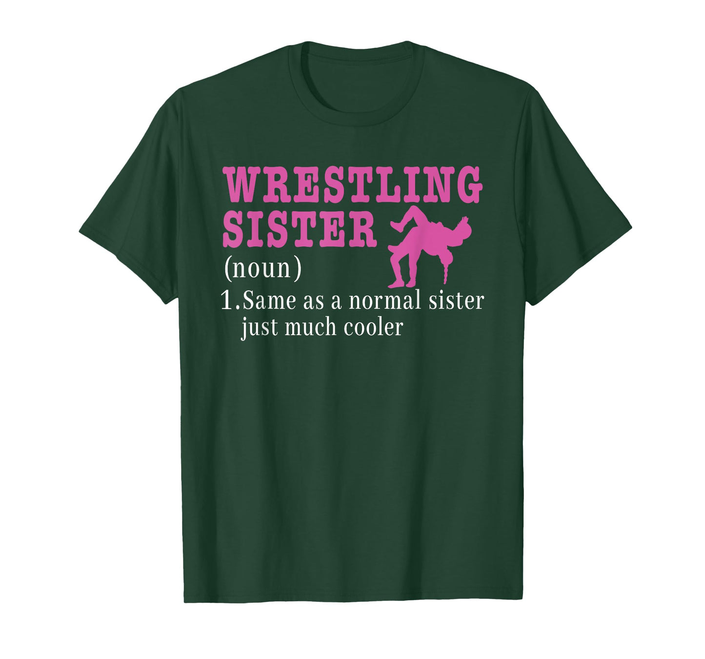 Funny Wrestling Sister Definition Wrestle Wrestler T-Shirt