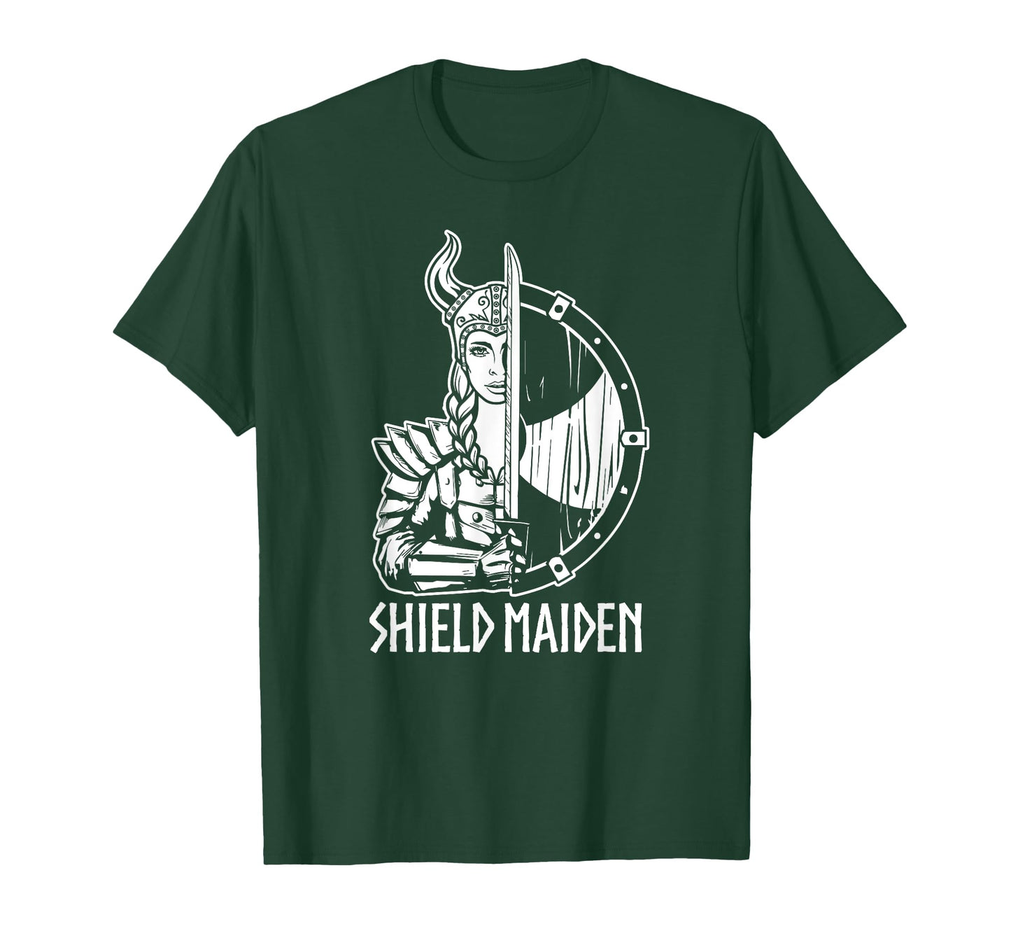 Women Shield Maiden Shirt Tee Girl Viking T-Shirt