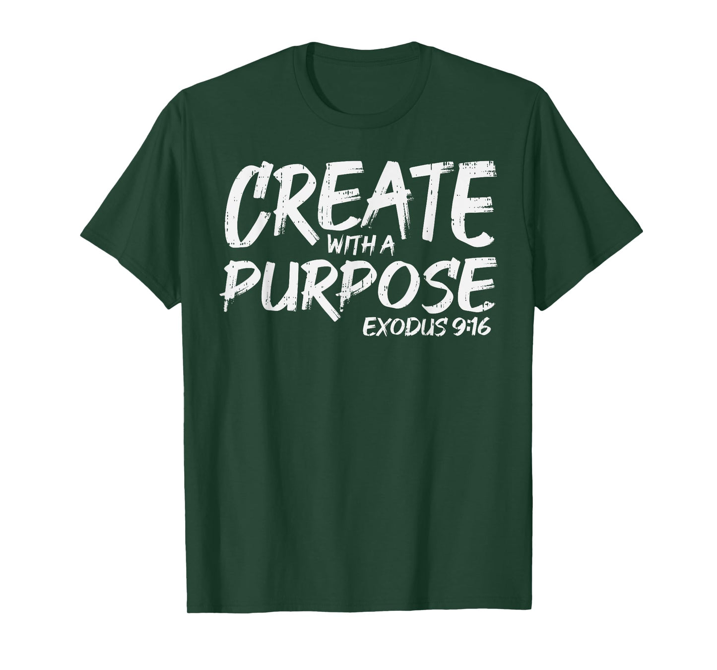Create With Purpose Bible God Jesus Religious Christian Gift T-Shirt