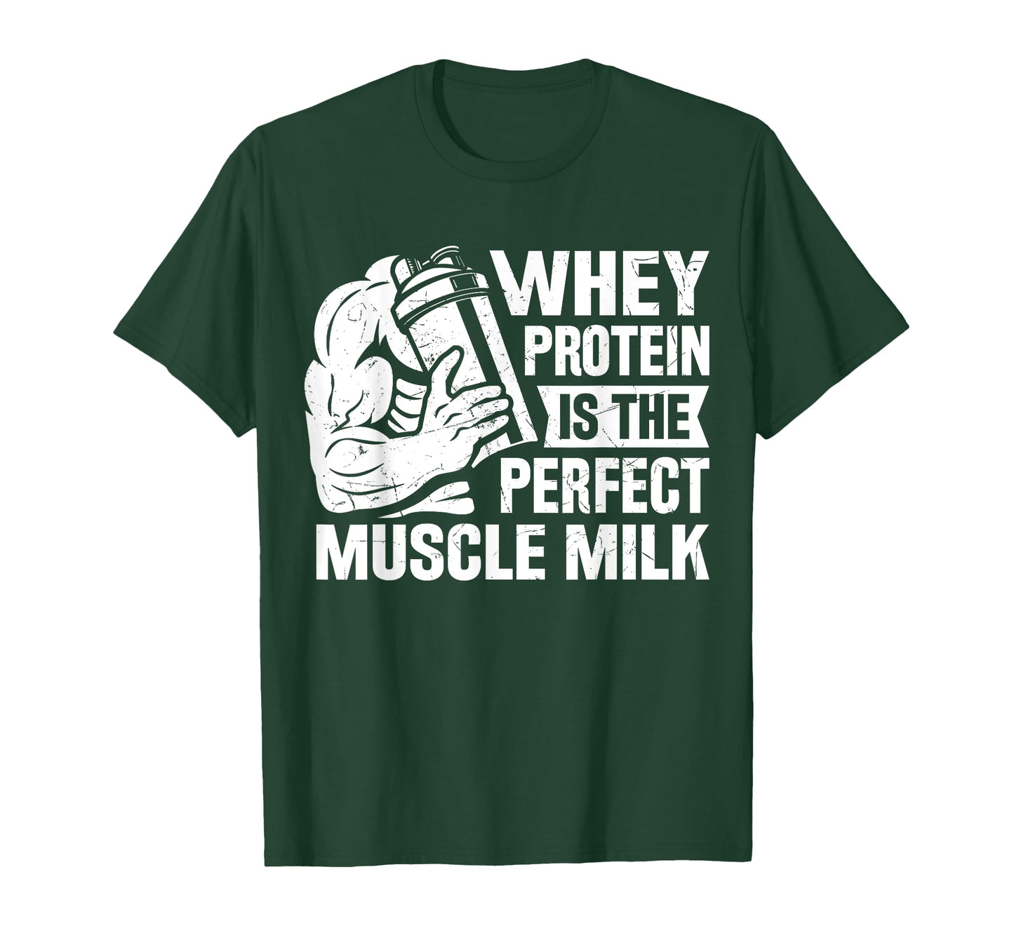 Perfect Muscle Milk Funny Protein Lover Quote Bodybuilder T-Shirt