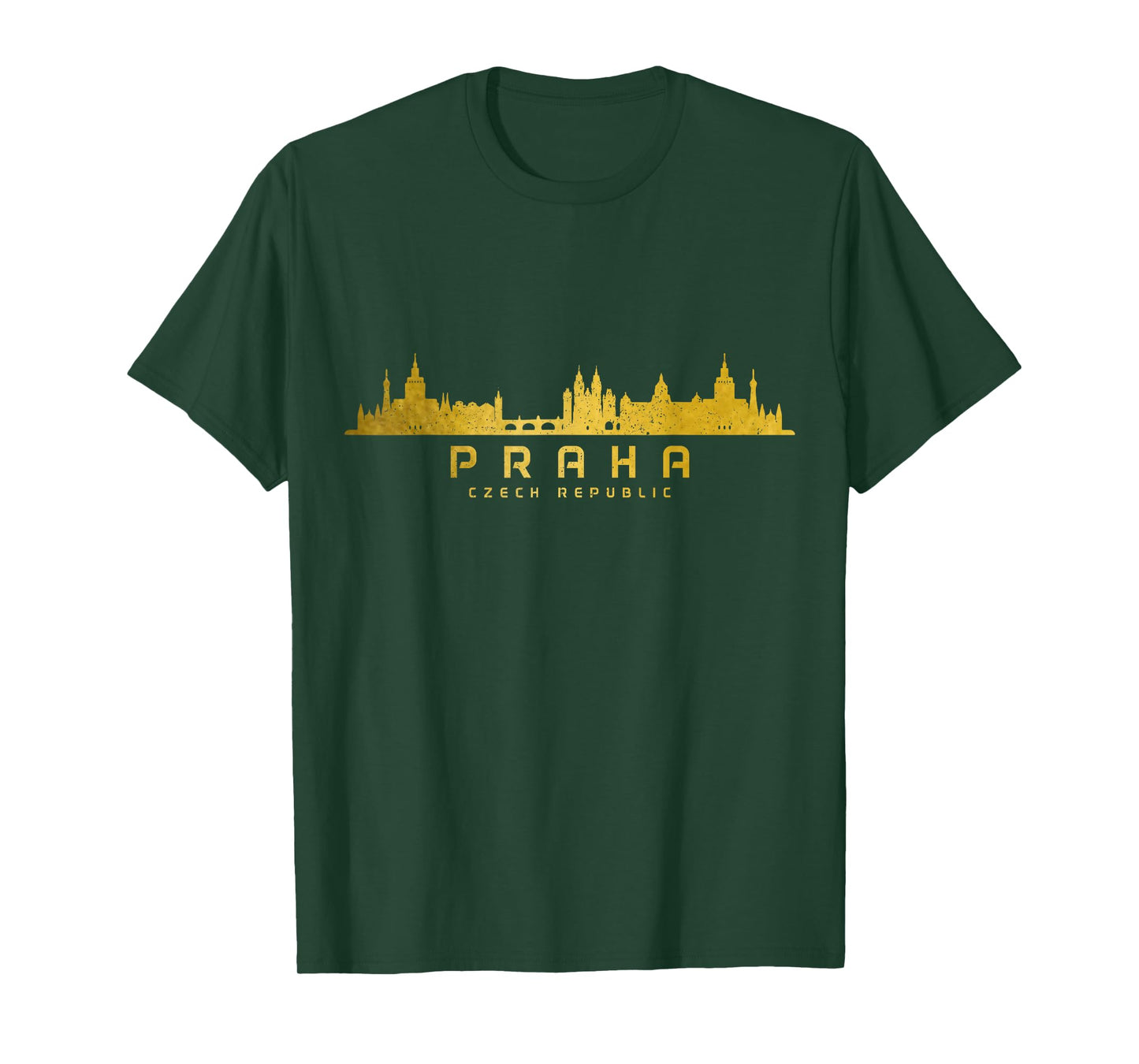 Prague Skyline Czech Republic Praha Souvenir T-Shirt
