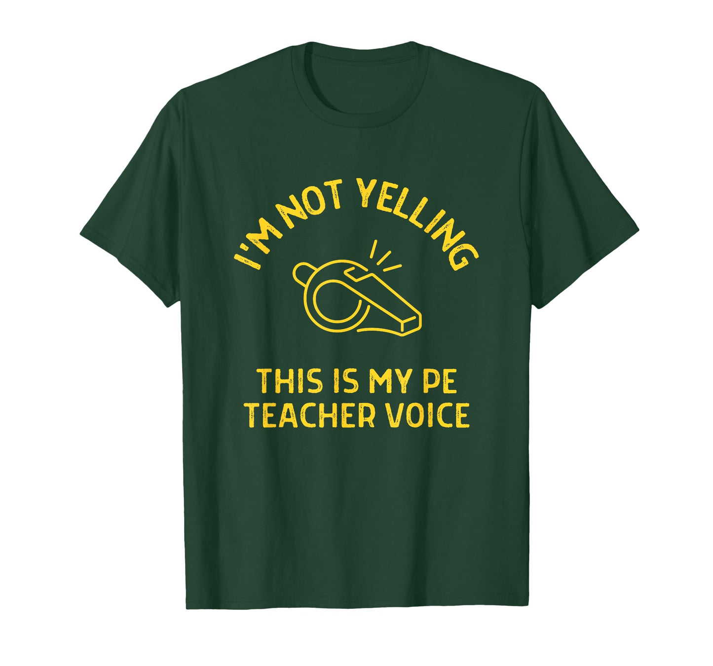 This is My PE Teacher Voice Funny Physical Education Teacher T-Shirt for Men Women