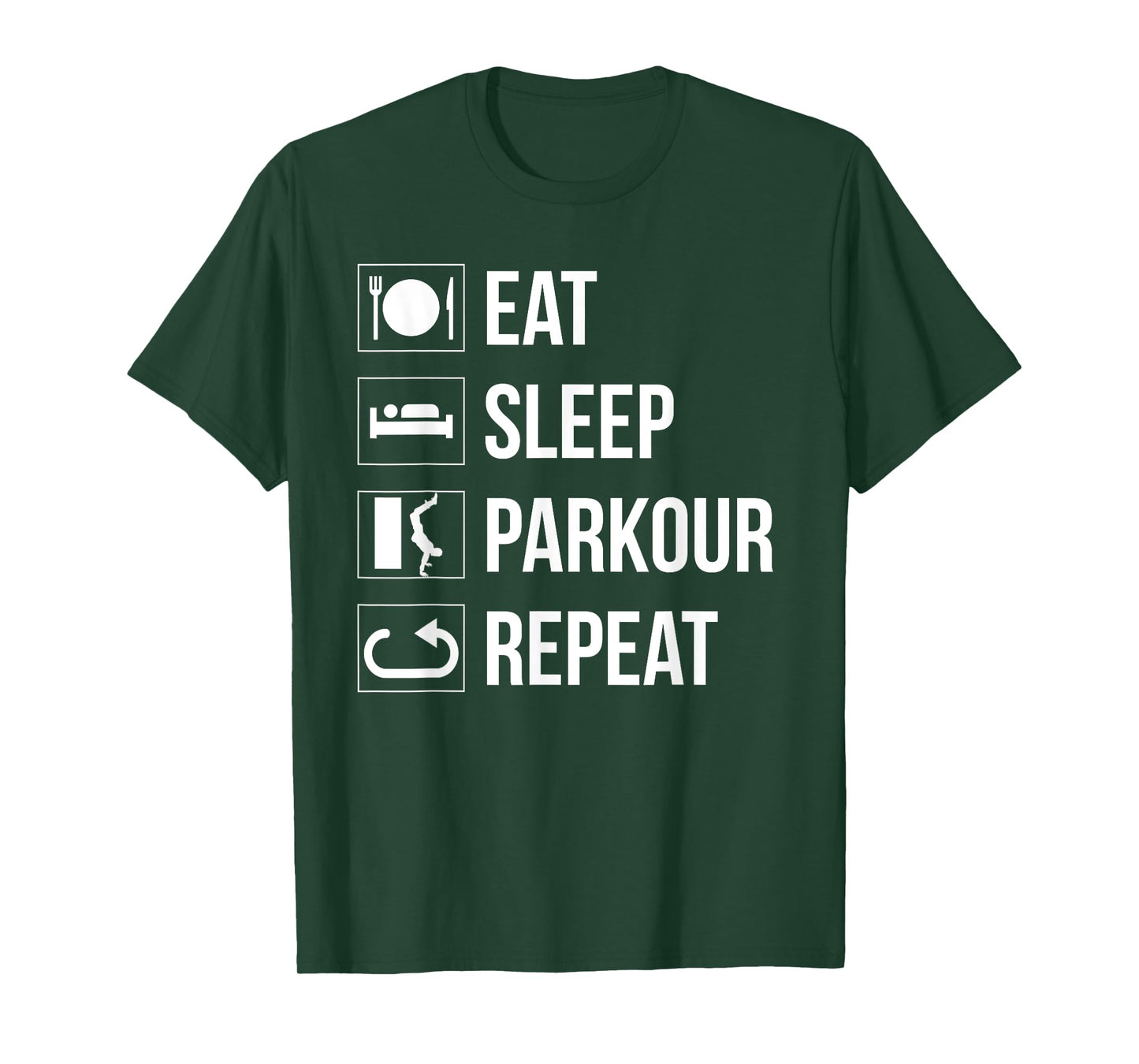 Eat Sleep Parkour Repeat Freestyle Running Gift T-Shirt
