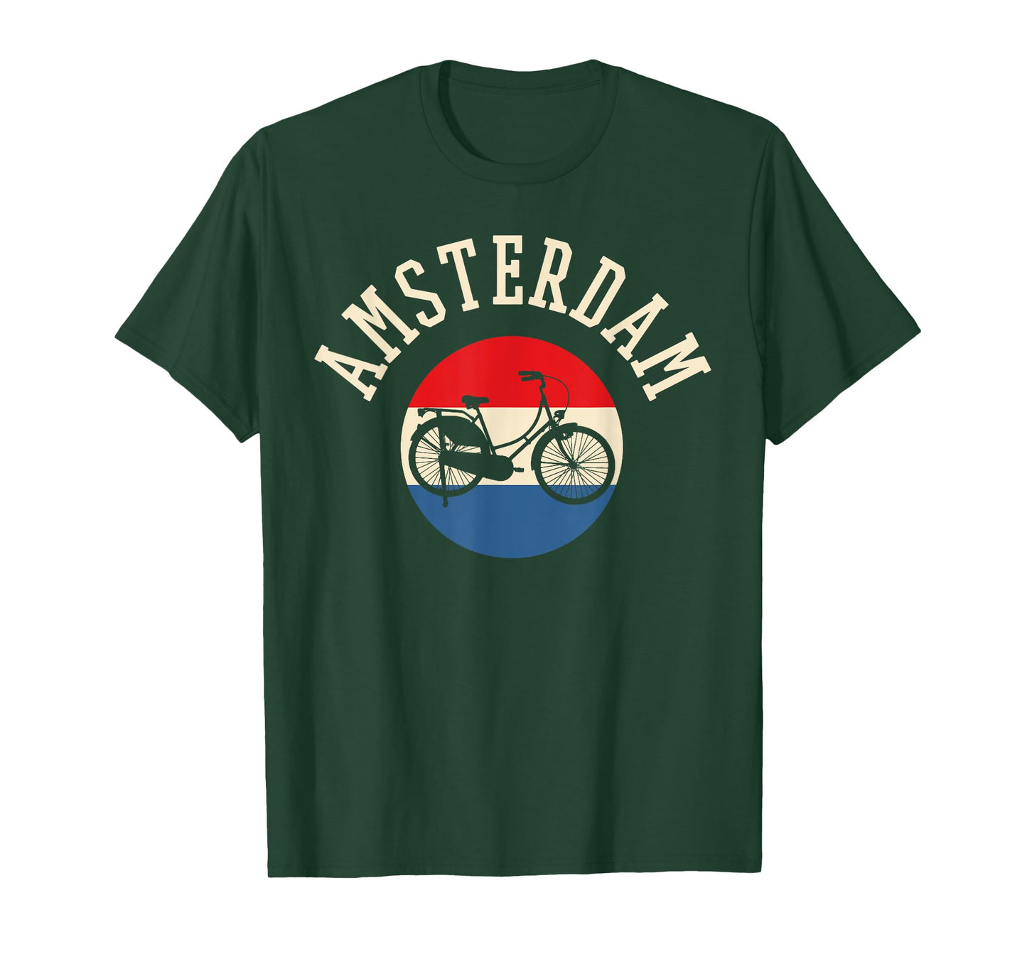 Travel Love Amsterdam Amsterdam T-Shirt Black Unisex-Adults Small Classic Fit Crew Neck Short Sleeve T-Shirt