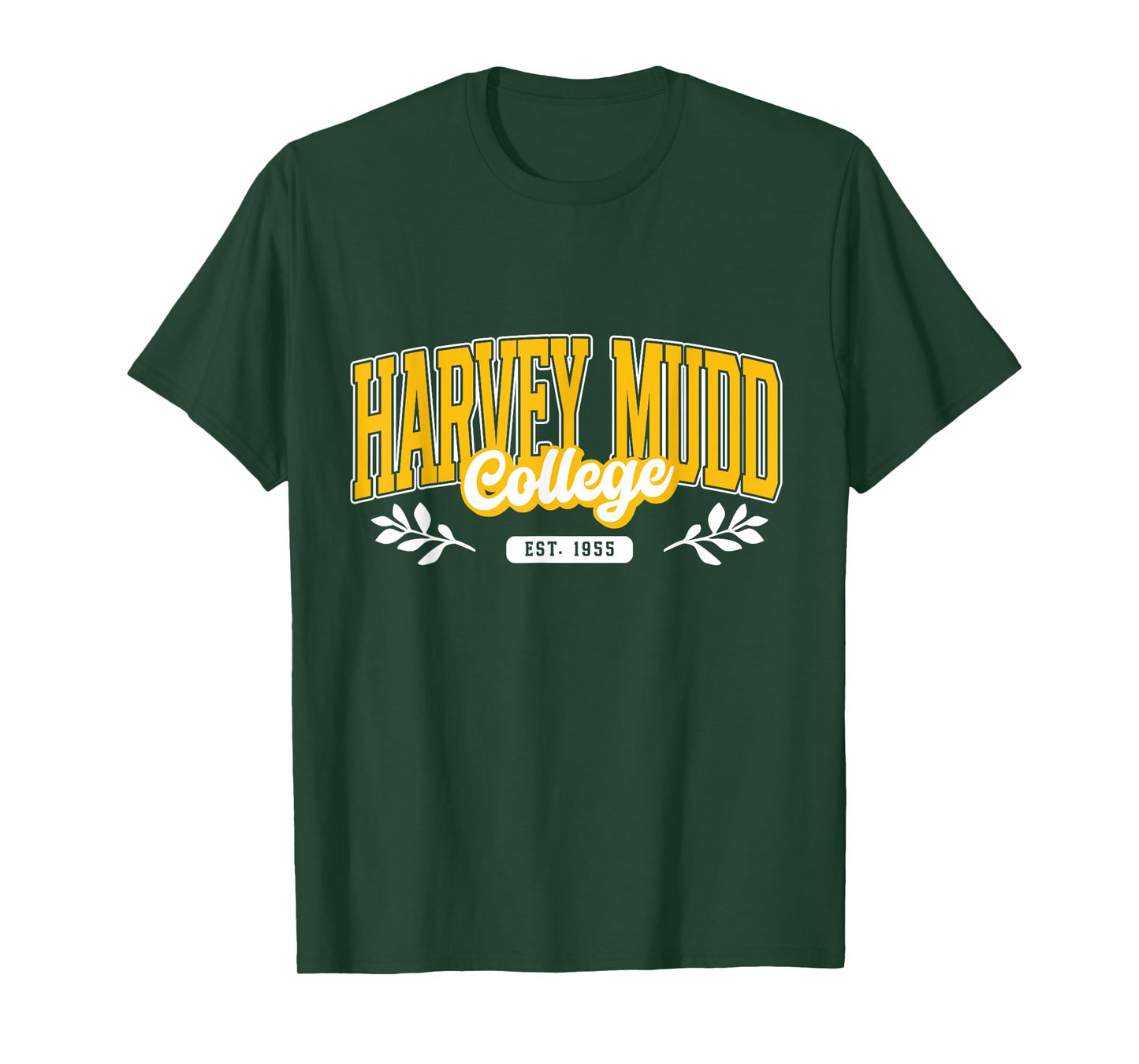 Men Women Harvey Mudd Retro Athletic Sports Tee T-Shirt