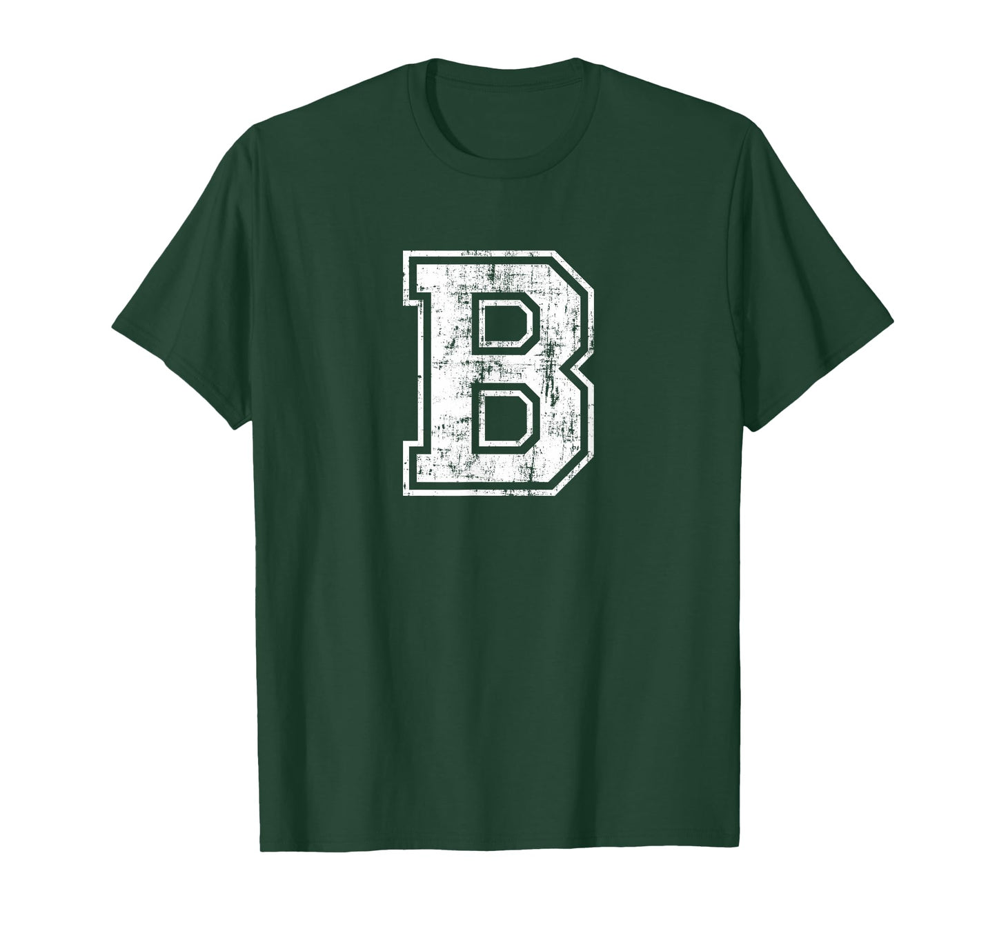 Letter B Uppercase Alphabet Initial School College Varsity T-Shirt