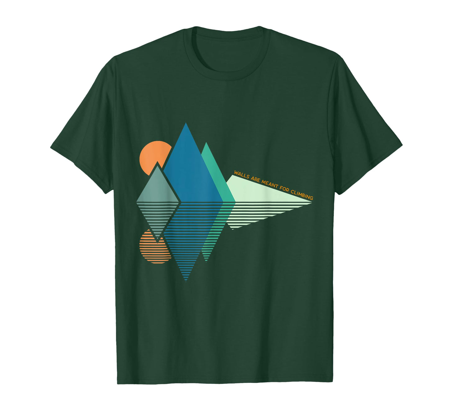 Rock Climbing vintage tee - Walls are meant for climbing T-Shirt
