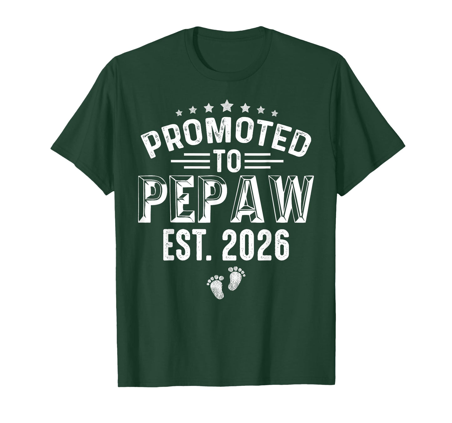 Promoted To Pepaw est.2026 Father's Day First time Pepaw T-Shirt