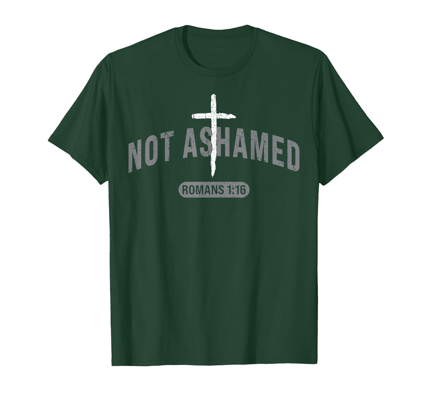 Vintage Not Ashamed Romans 1_16 _ Christian Clothing, Hoodie T-Shirt