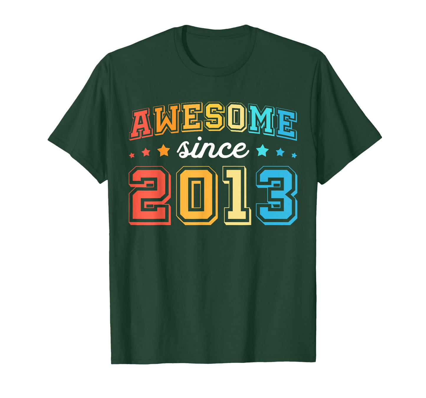 Awesome Since 2013 Retro 12th Birthday Boy 12 Birthday T-Shirt