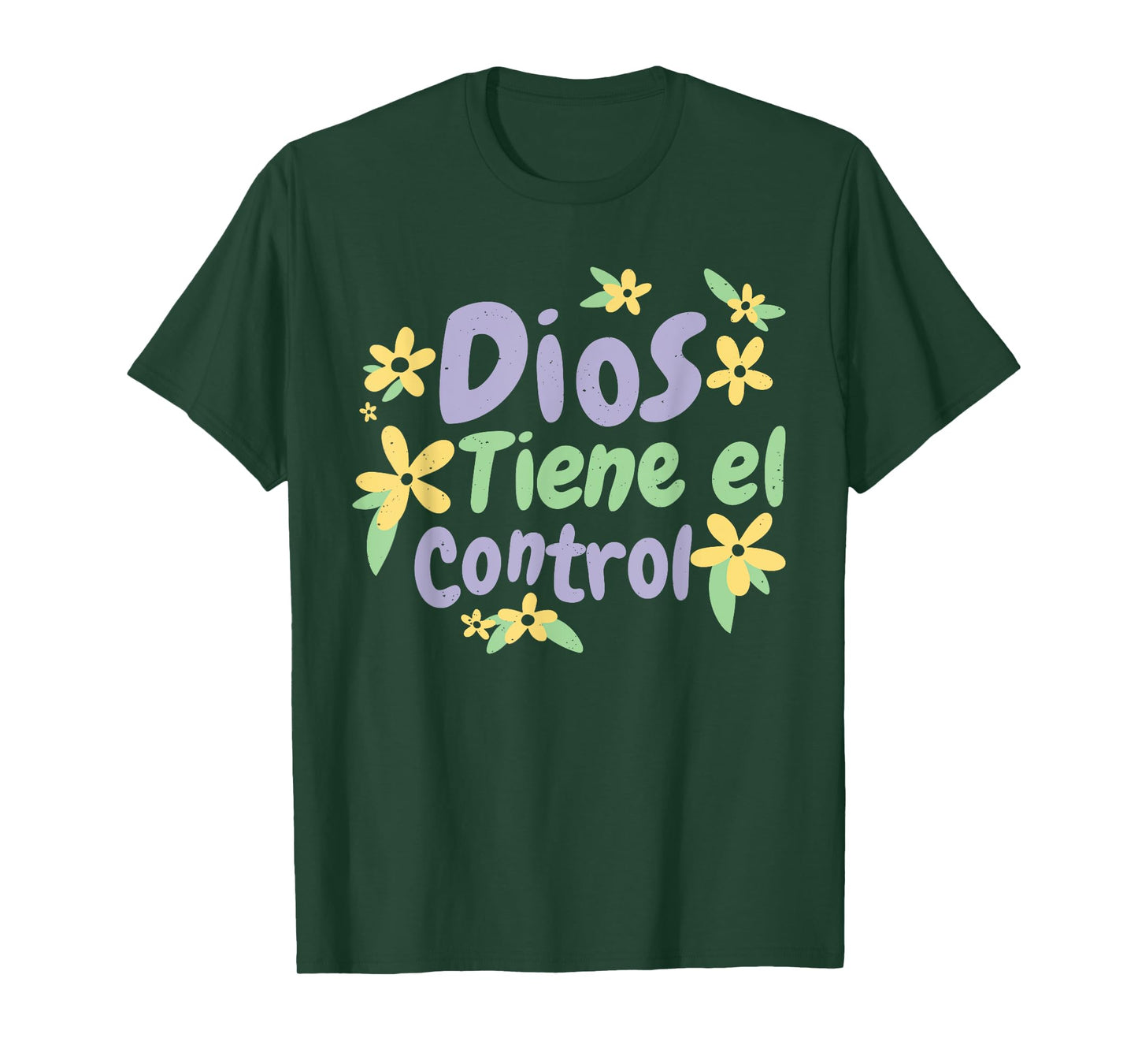 Dios Tiene El Control Jesus God Christian Spanish Bilingual T-Shirt