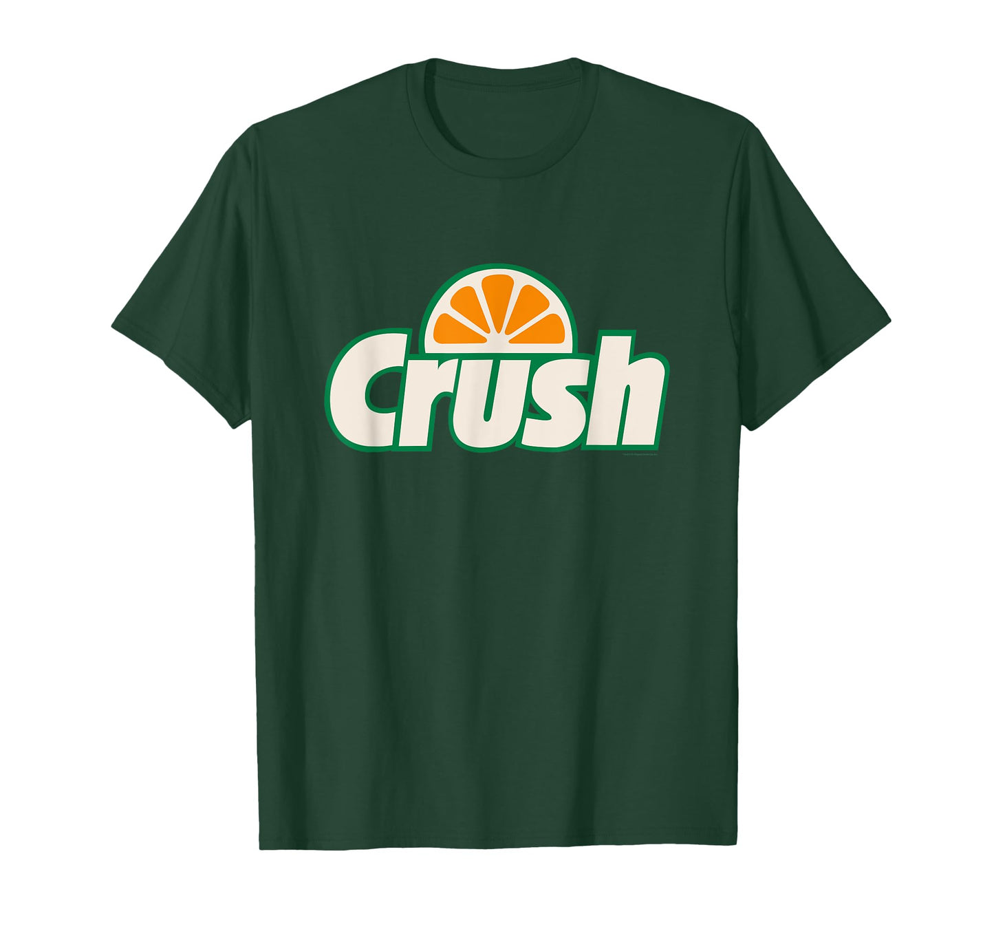 Crush Orange Slice Graphic Throwback Design T-Shirt