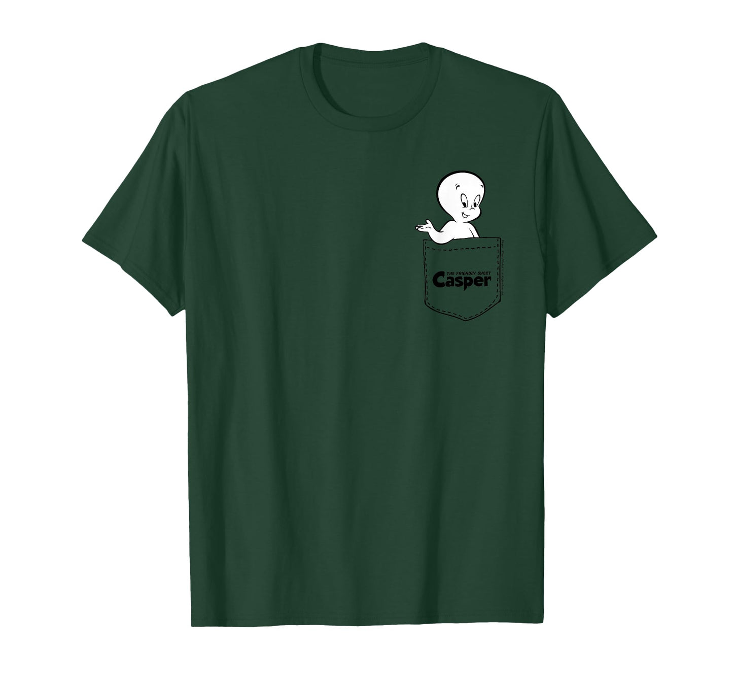 Casper The Friendly Ghost Out Of Pocket T-Shirt