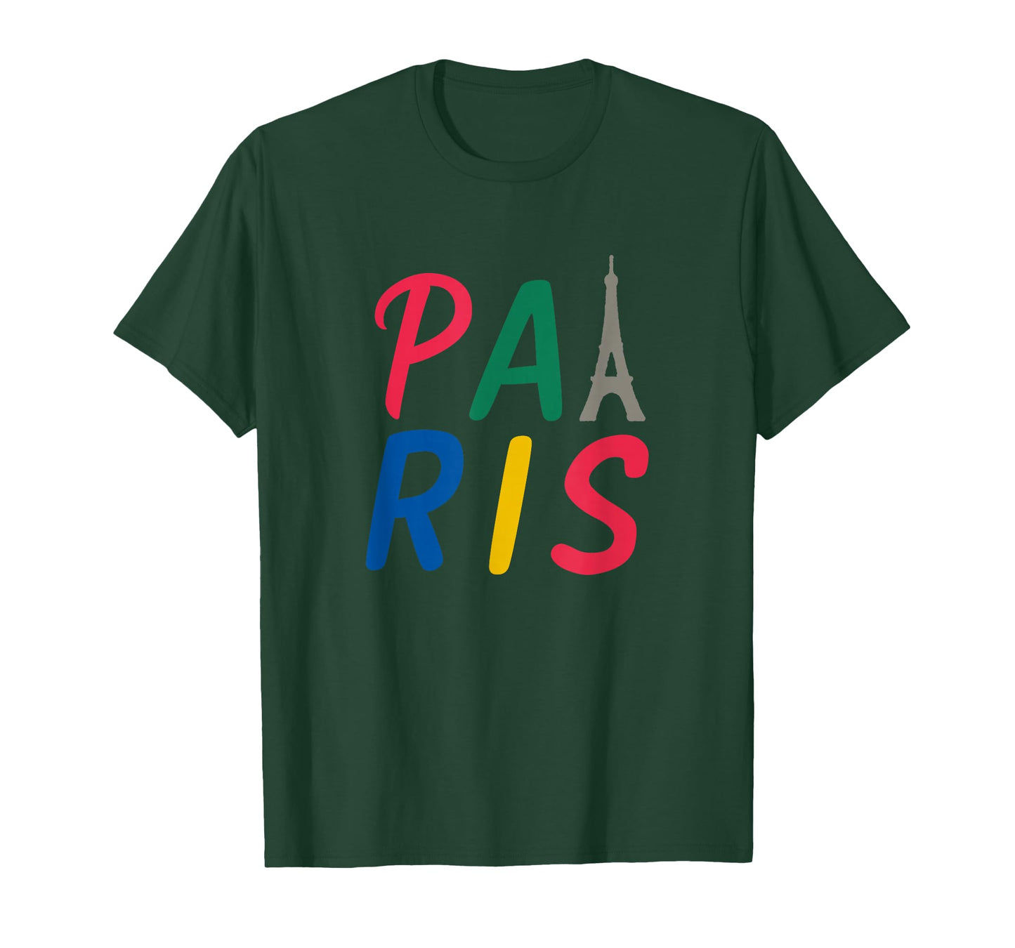 Paris France Eiffel Tower Art 90s Retro Graphic T-Shirt