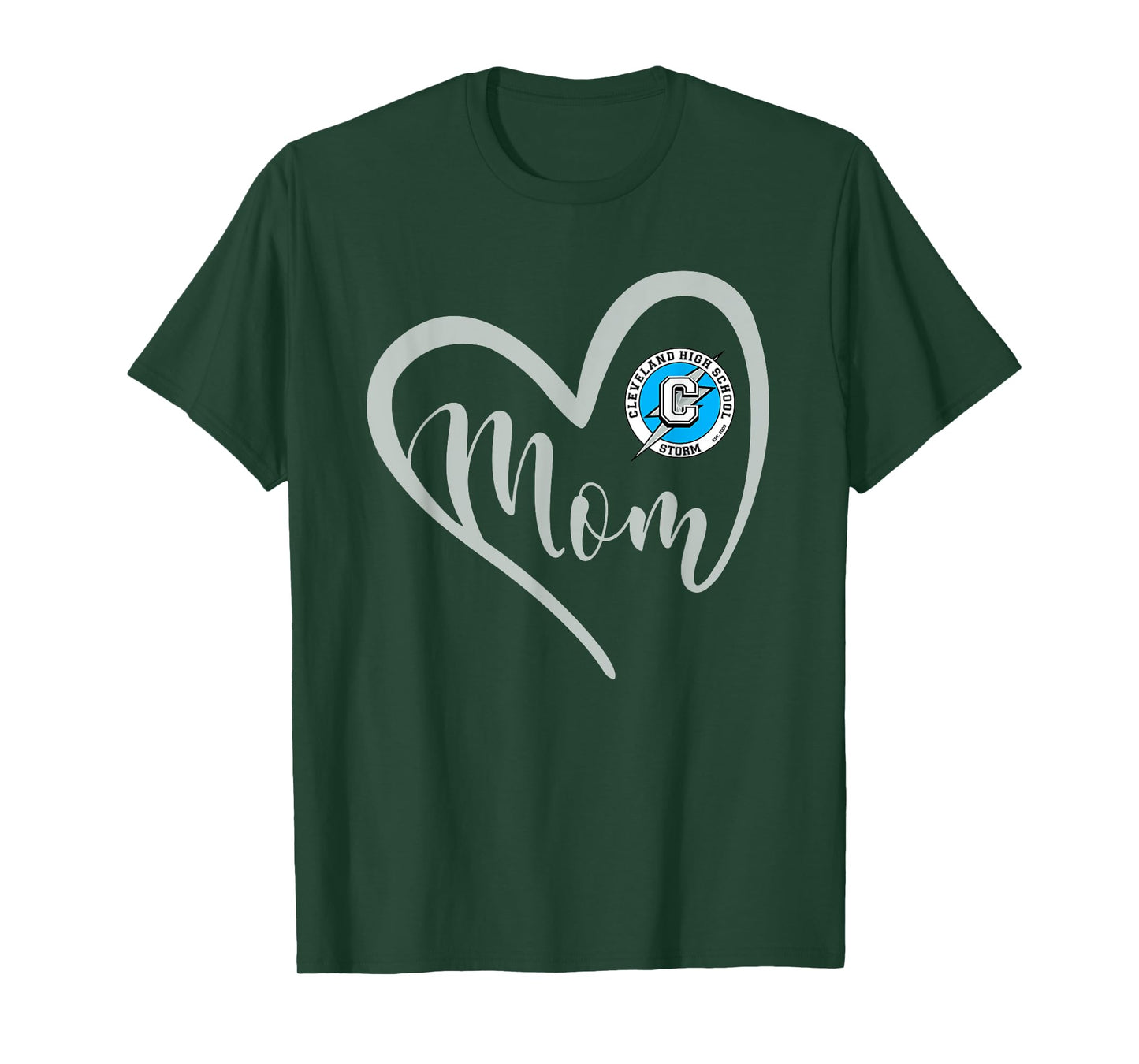 Cleveland Storm Logo Heart Mom HS T-Shirt