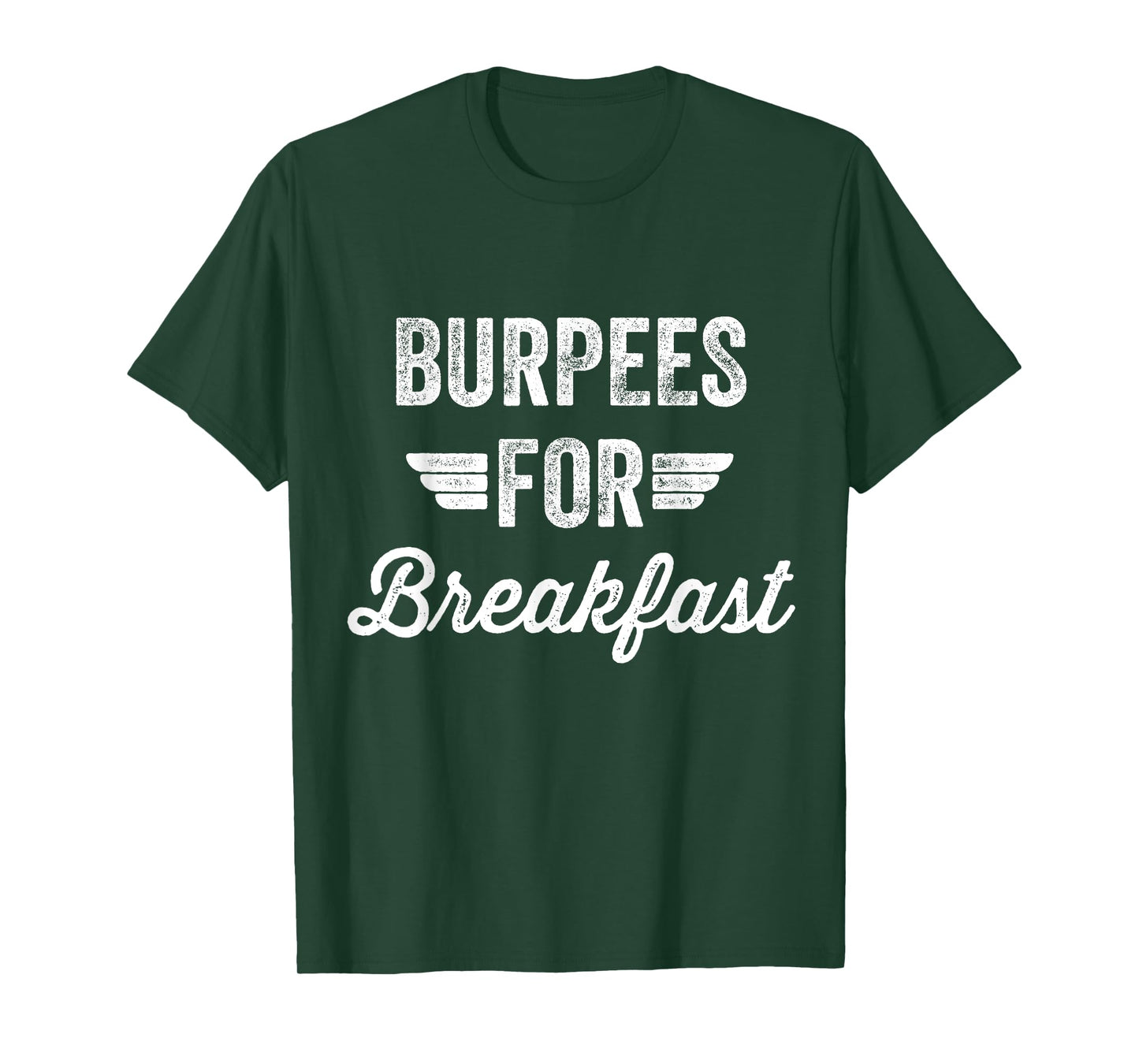 Burpees For Breakfast T-Shirt - Workout And Training T-Shirt