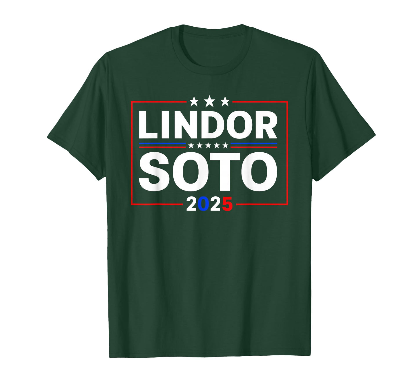 Lindor Soto '25 - Vintage Mets Name Political Meme Baseballs T-Shirt