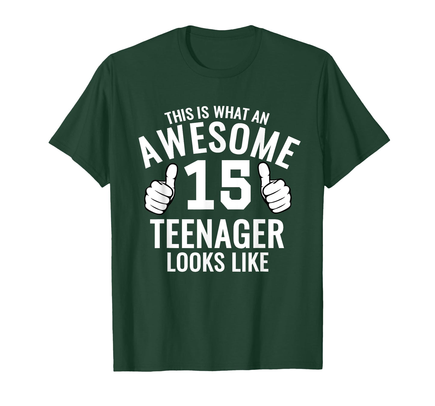 Awesome Teenager Funny 15th Birthday 15 Yrs Old TShirt Gift T-Shirt