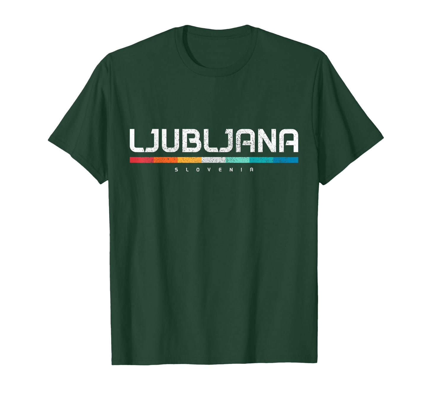 We Love Ljubljana Slovenia Vintage Retro Slovenian Souvenir T-Shirt