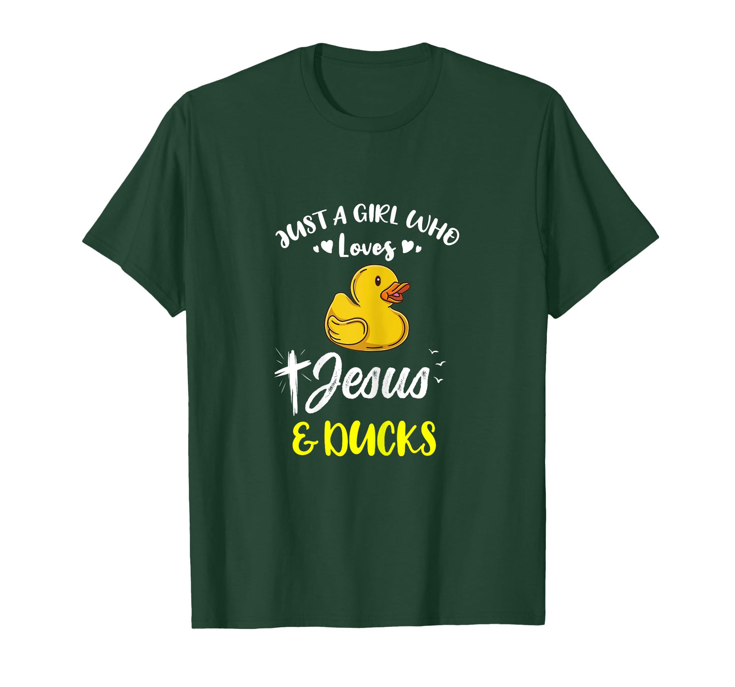 Just A Girl Who Loves Jesus And Ducks T-Shirt