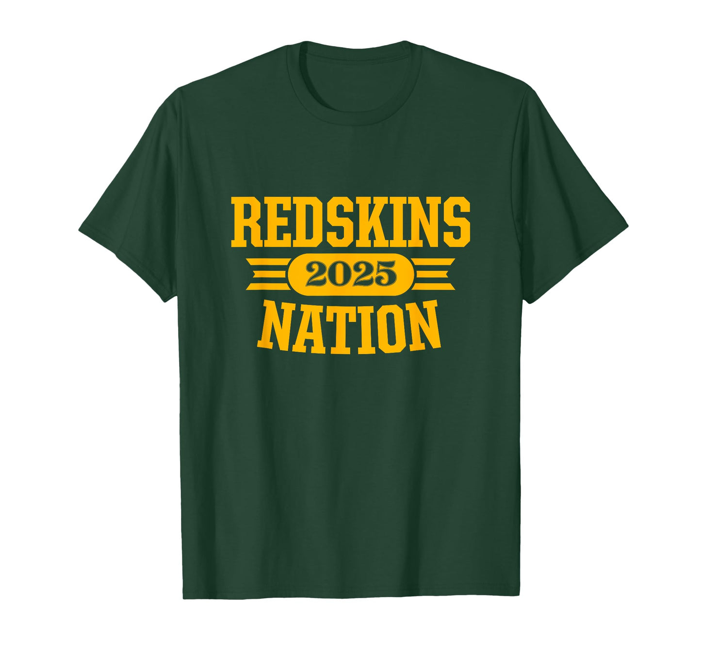 Indian Creek Redskins Official High School Gear Unisex-Adults & Kids Black Small Modern Crew Neck Short Sleeve T-Shirt