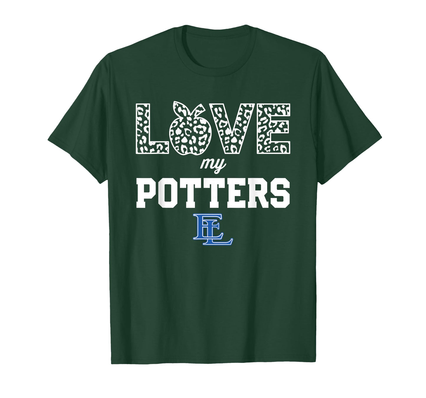 East Liverpool Potters Logo Love My Team HS T-Shirt